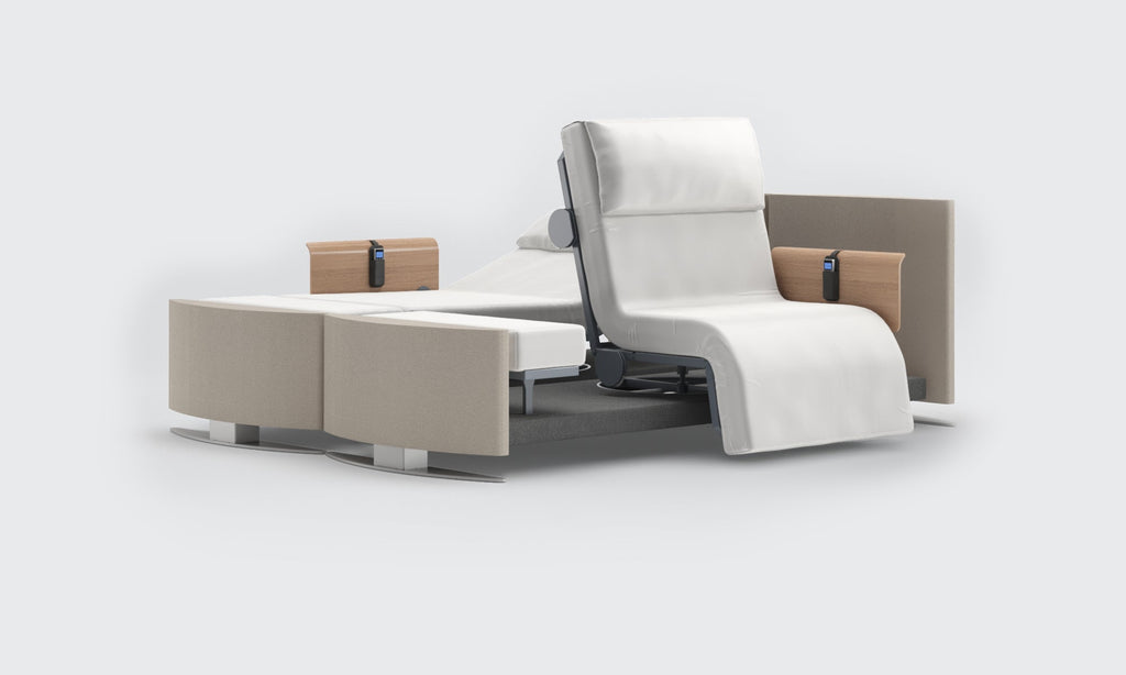 RotoBed Change Dual Electric Rotating Chair Bed - Independent Swivel & Assist Care Bed - Detail View 36