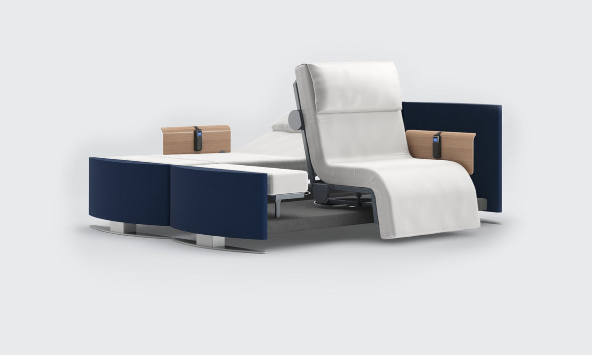 RotoBed Change Dual Electric Rotating Chair Bed - Independent Swivel & Assist Care Bed - Detail View 38