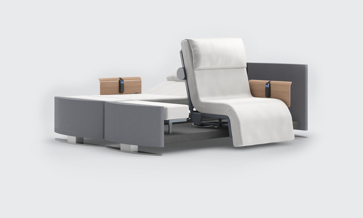RotoBed Change Dual Electric Rotating Chair Bed - Independent Swivel & Assist Care Bed - Detail View 32