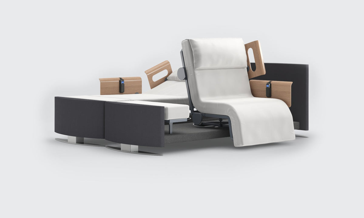 RotoBed Change Dual Electric Rotating Chair Bed - Independent Swivel & Assist Care Bed - Detail View 13