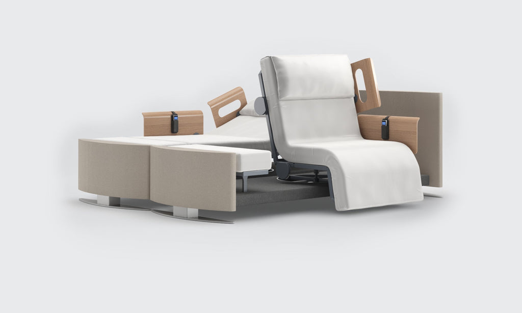 RotoBed Change Dual Electric Rotating Chair Bed - Independent Swivel & Assist Care Bed - Detail View 15