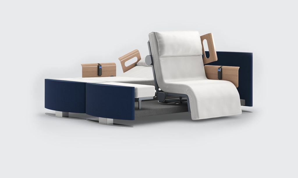 RotoBed Change Dual Electric Rotating Chair Bed - Independent Swivel & Assist Care Bed - Detail View 17