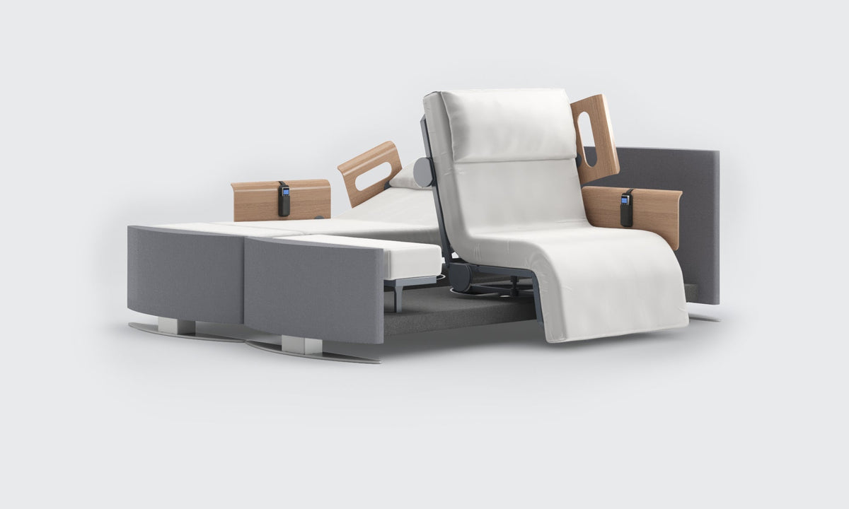 RotoBed Change Dual Electric Rotating Chair Bed - Independent Swivel & Assist Care Bed - Detail View 16