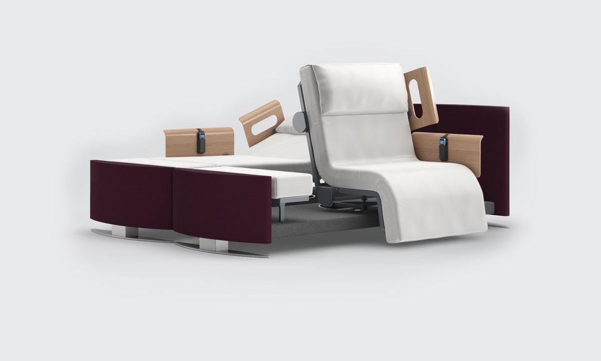 RotoBed Change Dual Electric Rotating Chair Bed - Independent Swivel & Assist Care Bed - Detail View 29