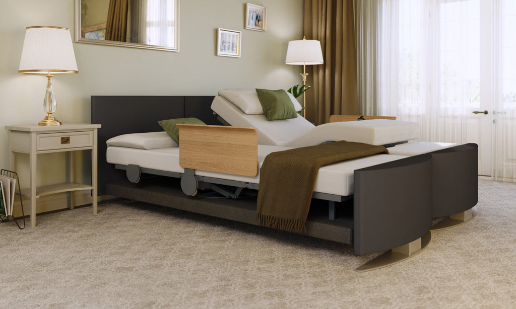 RotoBed Change Dual Electric Rotating Chair Bed - Independent Swivel & Assist Care Bed - Detail View 4
