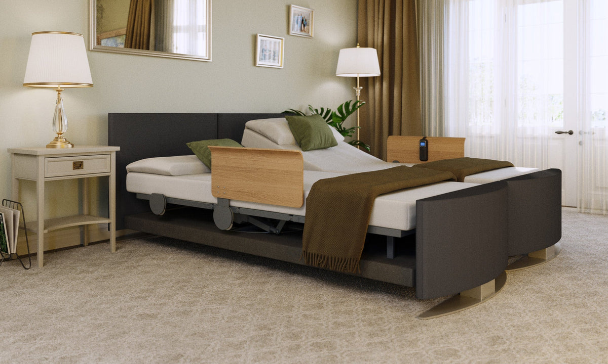 RotoBed Change Dual Electric Rotating Chair Bed - Independent Swivel & Assist Care Bed - Detail View 3