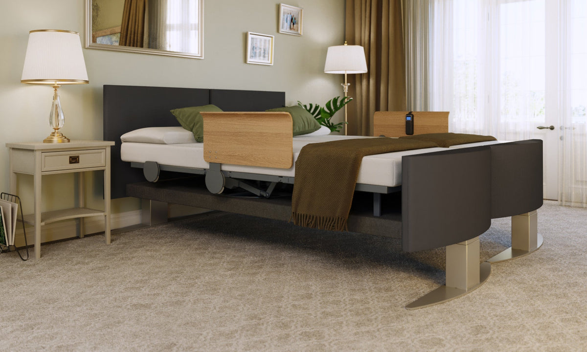 RotoBed Change Dual Electric Rotating Chair Bed - Independent Swivel & Assist Care Bed - Detail View 40