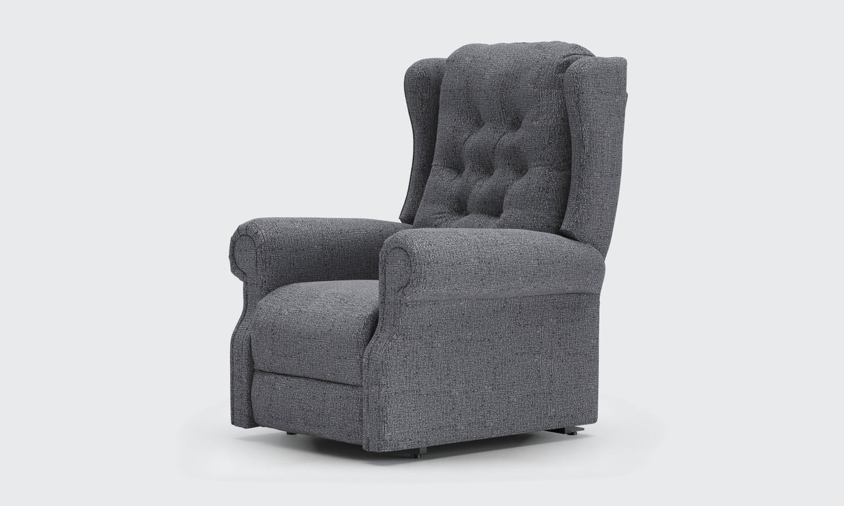 Opera Beds Parker Electric Riser Recliner Chair - Buttoned Back Motorized Lift Armchair - Detail View 41