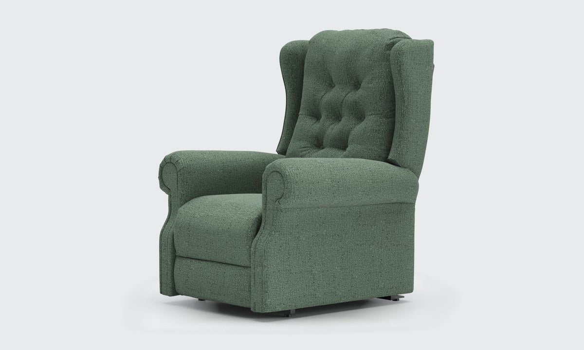 Opera Beds Parker Electric Riser Recliner Chair - Buttoned Back Motorized Lift Armchair - Detail View 26