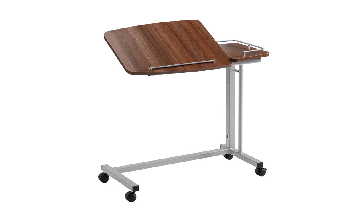 Opera Beds Premium Overbed & Chair Table - Heavy Duty Swivel Top Mobile Table - Detail View 5