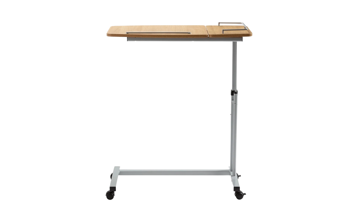 Opera Beds Premium Overbed & Chair Table - Heavy Duty Swivel Top Mobile Table - Detail View 3