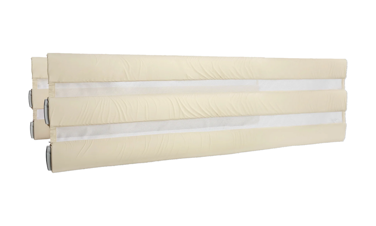 Opera Beds Bar Bumpers with Mesh Vision Panel - Safety Padding for Bed Rails - Detail View 2