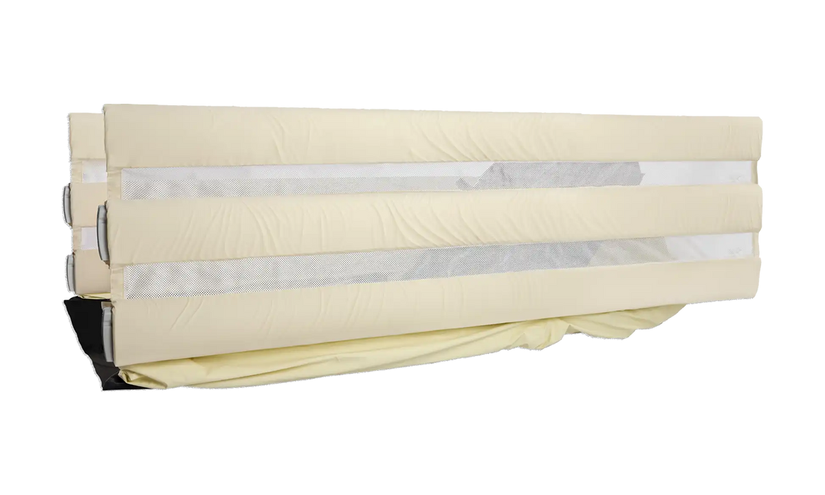 Opera Beds Side Rail Bumpers with Mesh Vision Panel & Link Sheet - Anti-Entrapment Pad - Detail View 2