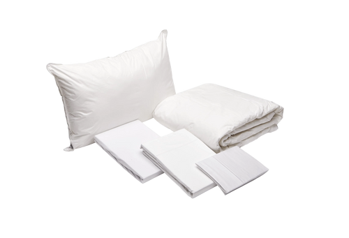 Opera Beds 100% Mulberry Silk Bedding Bundle - Luxury Hypoallergenic Duvet & Pillow - Main Product Image