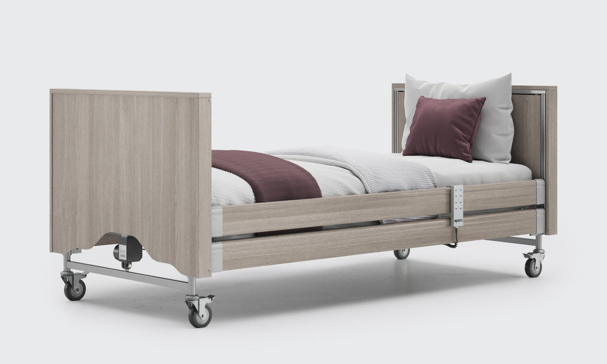 Opera Beds Classic Electric Profiling Care Bed - Height Adjustable Medical Nursing Bed - Detail View 24