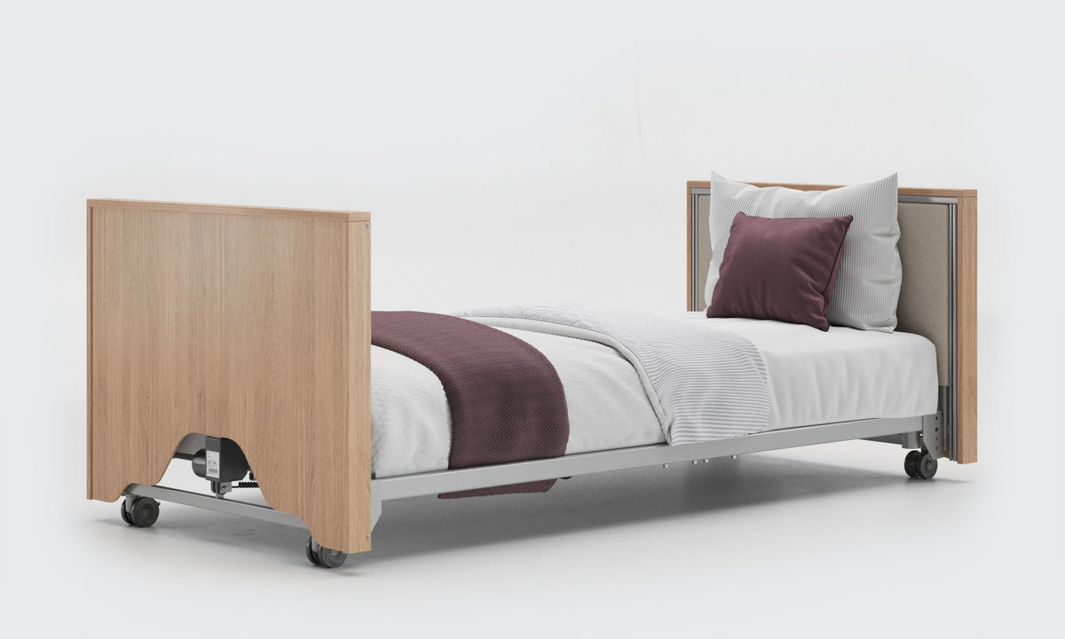 Opera Beds Classic Low Electric Profiling Care Bed - Height Adjustable Medical Bed - Detail View 19
