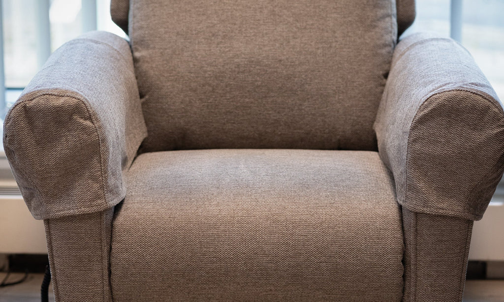 Opera Beds Riser Recliner Armrest Protectors Pair - Protective Fabric Arm Covers - Detail View 2