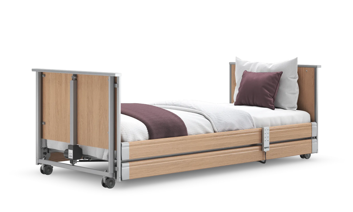 Opera Beds Classic Low Electric Profiling Care Bed - Height Adjustable Medical Bed - Detail View 30
