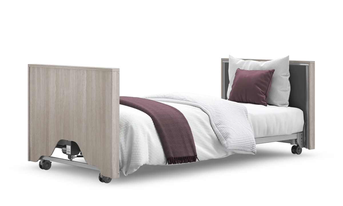 Opera Beds Classic Low Electric Profiling Care Bed - Height Adjustable Medical Bed - Detail View 45