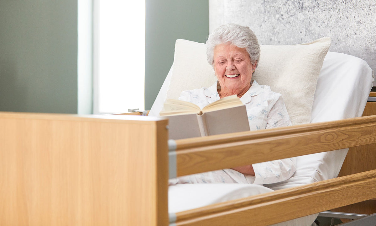 Opera Beds Classic Electric Profiling Care Bed - Height Adjustable Medical Nursing Bed - Detail View 4