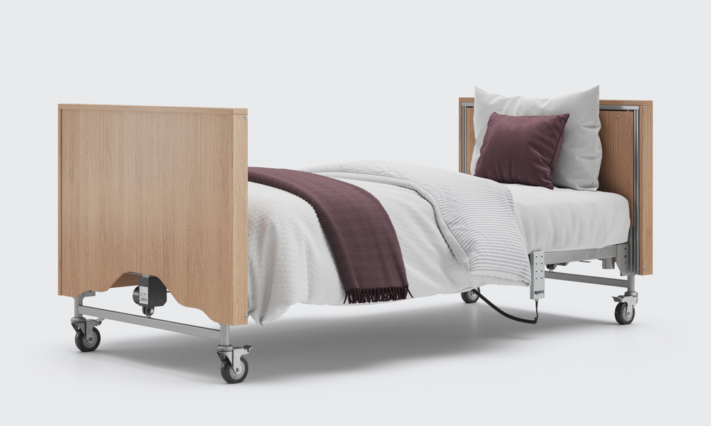Opera Beds Classic Electric Profiling Care Bed - Height Adjustable Medical Nursing Bed - Detail View 15