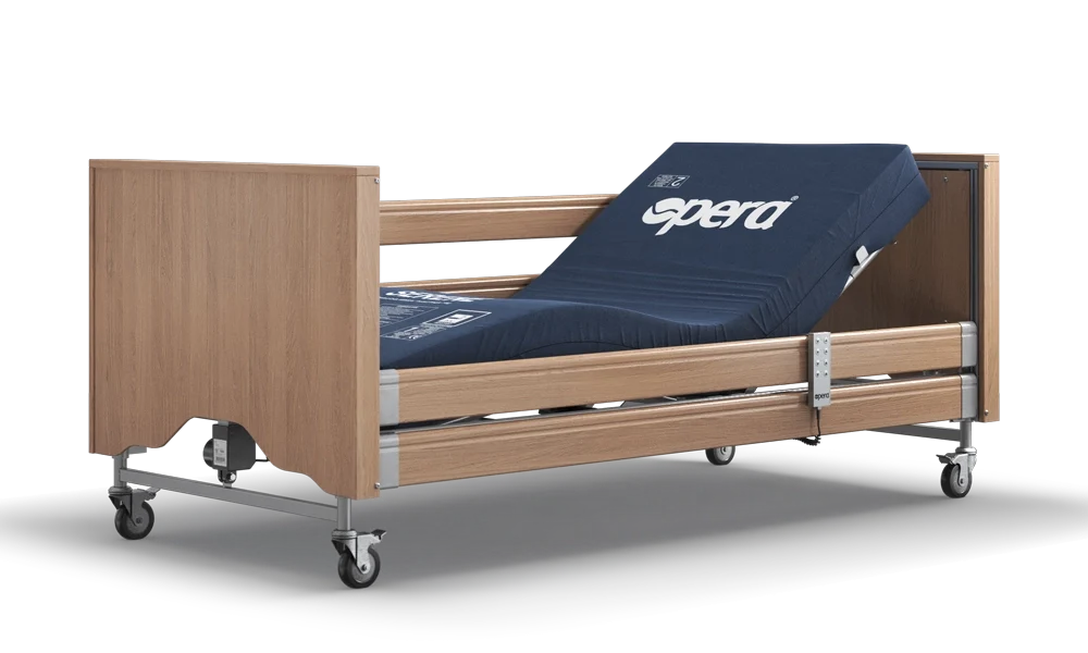 Opera Beds Classic Electric Profiling Care Bed - Height Adjustable Medical Nursing Bed - Detail View 2