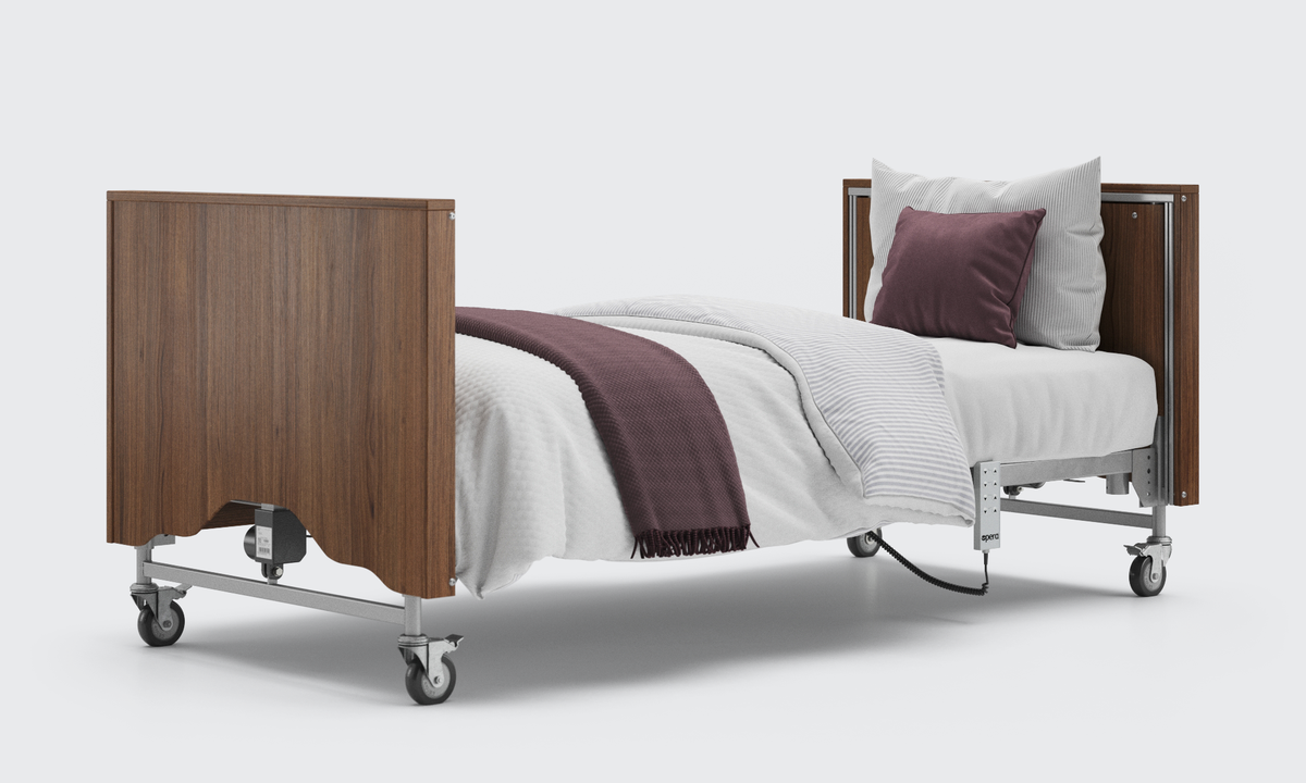 Opera Beds Classic Electric Profiling Care Bed - Height Adjustable Medical Nursing Bed - Detail View 16