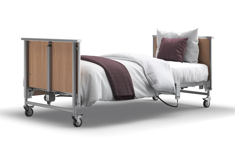 Opera Beds Classic Electric Profiling Care Bed - Height Adjustable Medical Nursing Bed - Detail View 18
