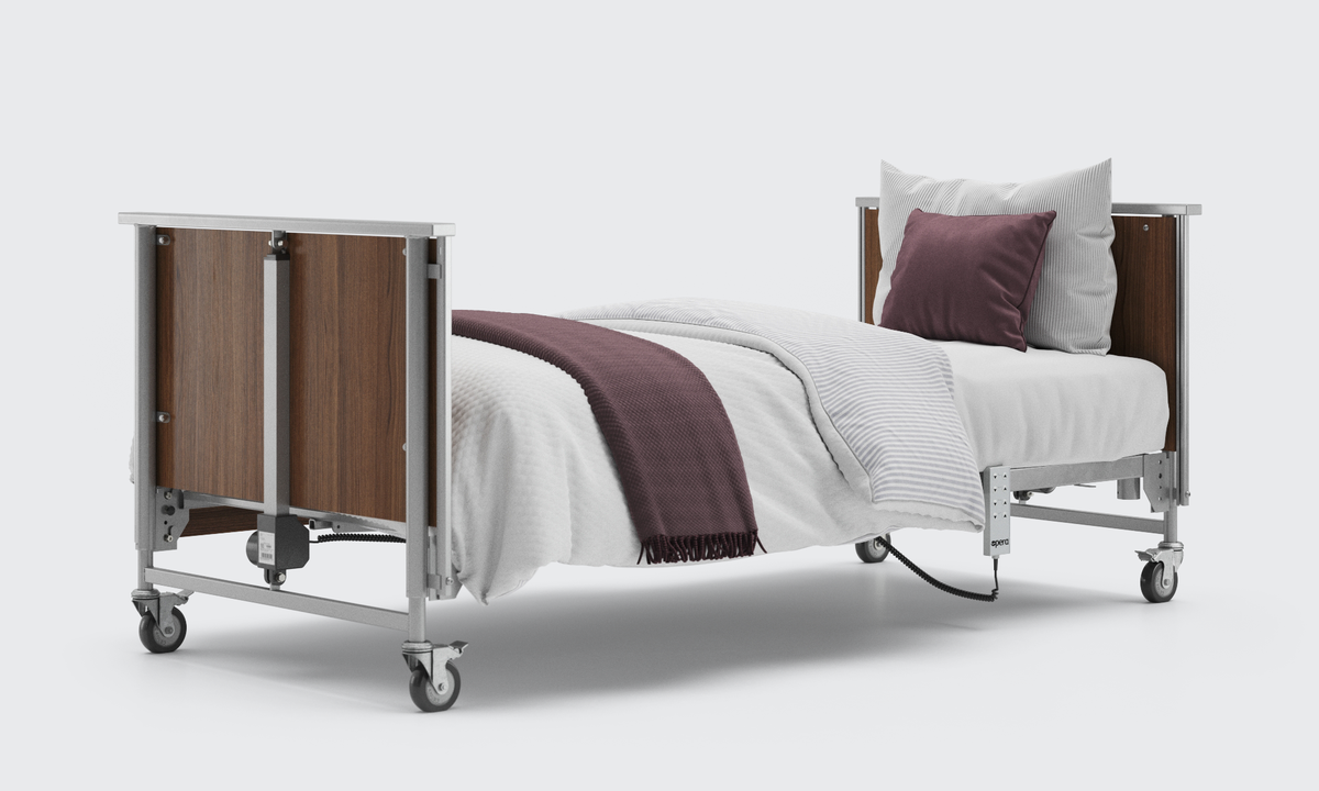 Opera Beds Classic Electric Profiling Care Bed - Height Adjustable Medical Nursing Bed - Detail View 17
