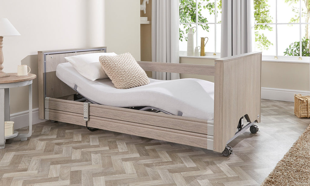 Opera Beds Classic Low Electric Profiling Care Bed - Height Adjustable Medical Bed - Detail View 5