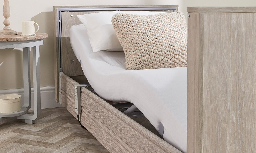 Opera Beds Classic Low Electric Profiling Care Bed - Height Adjustable Medical Bed - Detail View 7