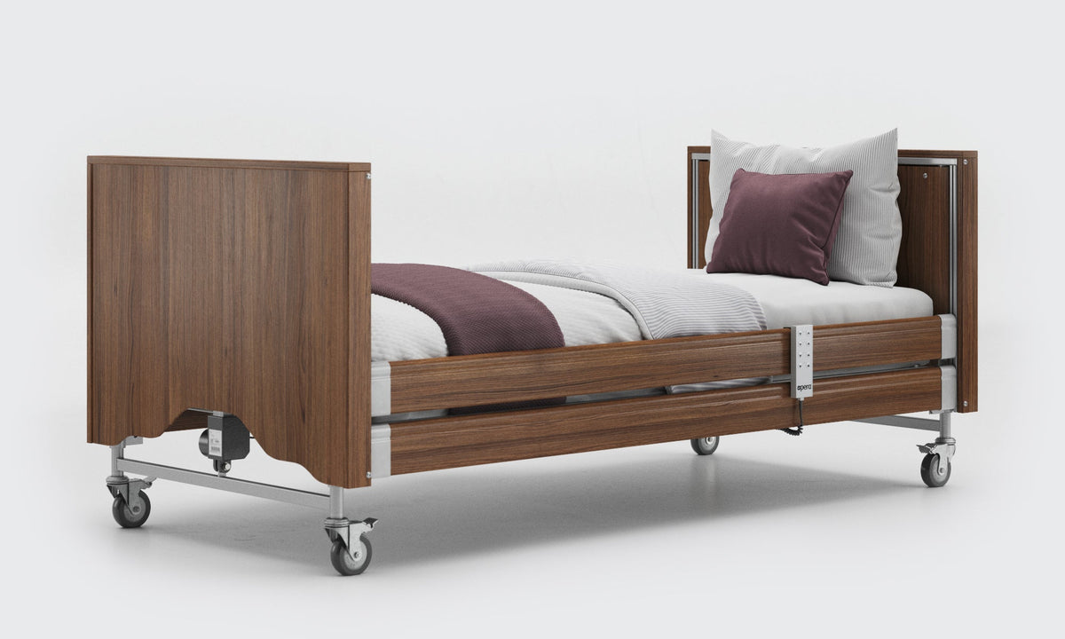 Opera Beds Classic Electric Profiling Care Bed - Height Adjustable Medical Nursing Bed - Detail View 12