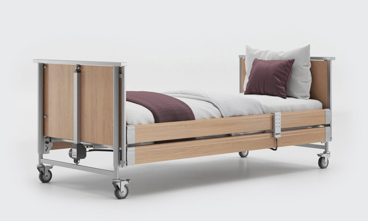 Opera Beds Classic Electric Profiling Care Bed - Height Adjustable Medical Nursing Bed - Detail View 10
