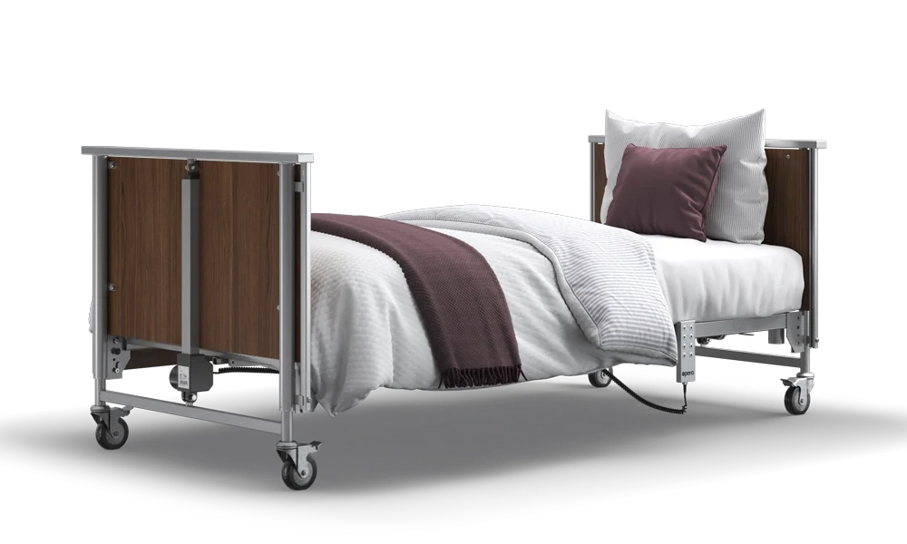 Opera Beds Classic Electric Profiling Care Bed - Height Adjustable Medical Nursing Bed - Detail View 32