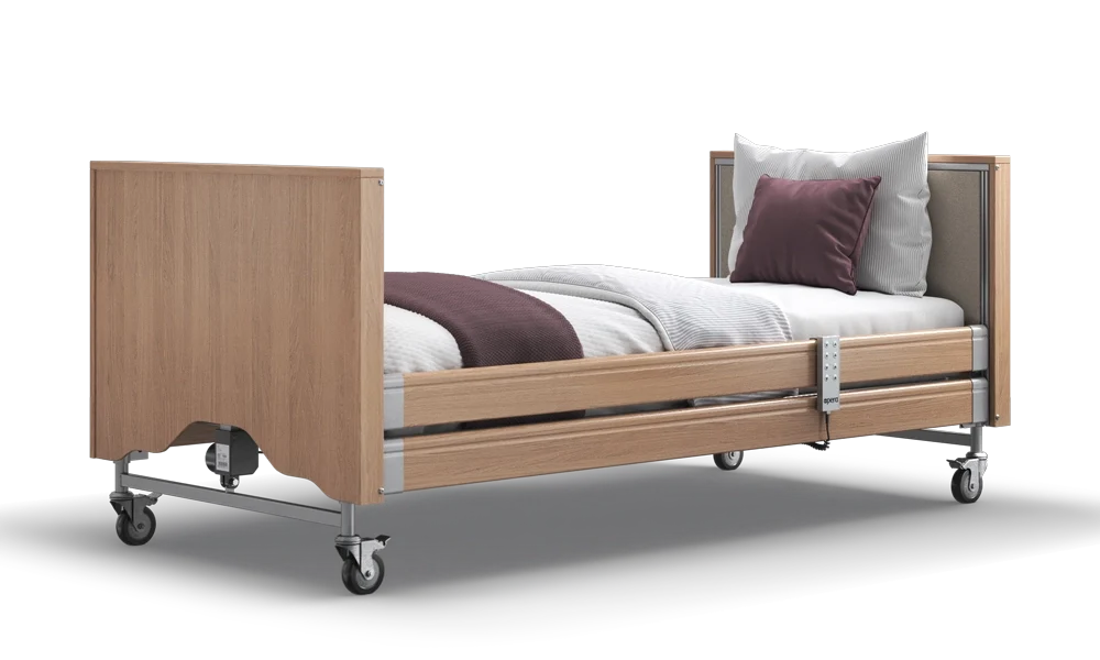 Opera Beds Classic Electric Profiling Care Bed - Height Adjustable Medical Nursing Bed - Detail View 30