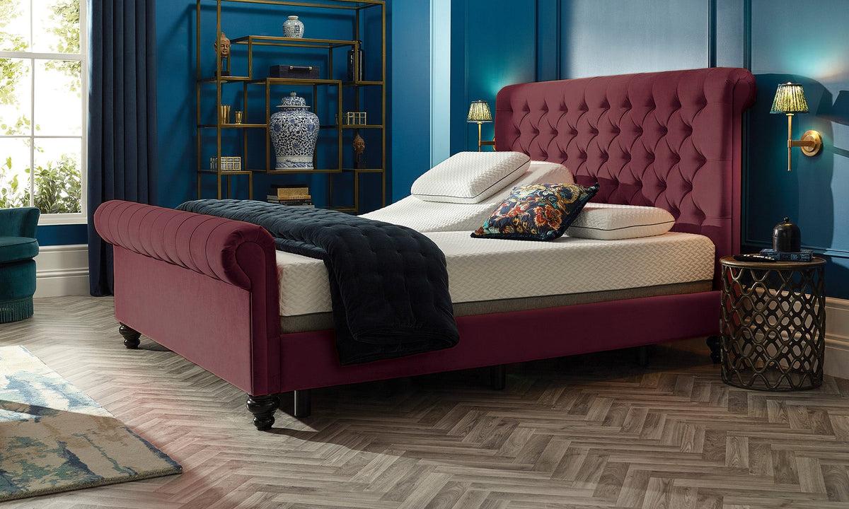 Opera Beds Dalta Premium Electric Adjustable Bed - Motorized Ergonomic Bedstead - Detail View 2
