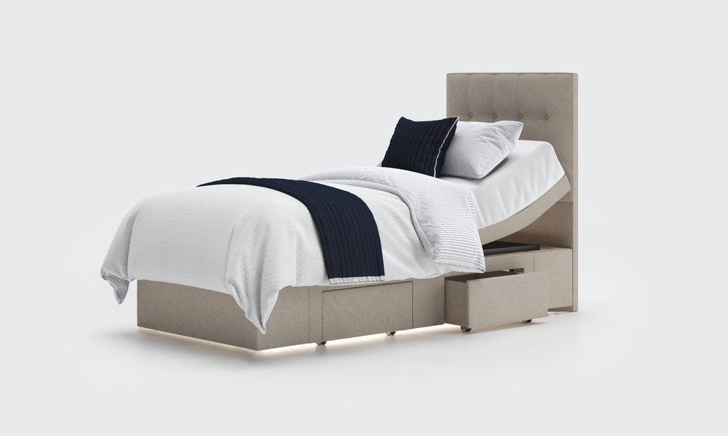 Opera Beds Emerald Motion Divan Electric Adjustable Bed - Ergonomic Divan Base - Detail View 16
