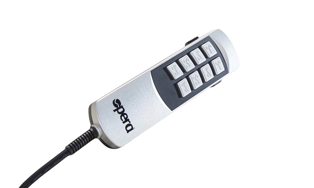 Opera Beds Easy Press Remote Handset - Large Button Bed Controller for Impaired Hand Mobility - Detail View 2
