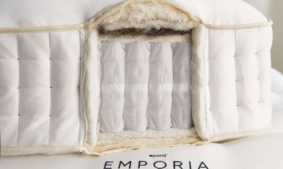 Opera Beds Emporia Natural Luxury Adjustable Mattress - Organic Handcrafted Mattress - Detail View 4
