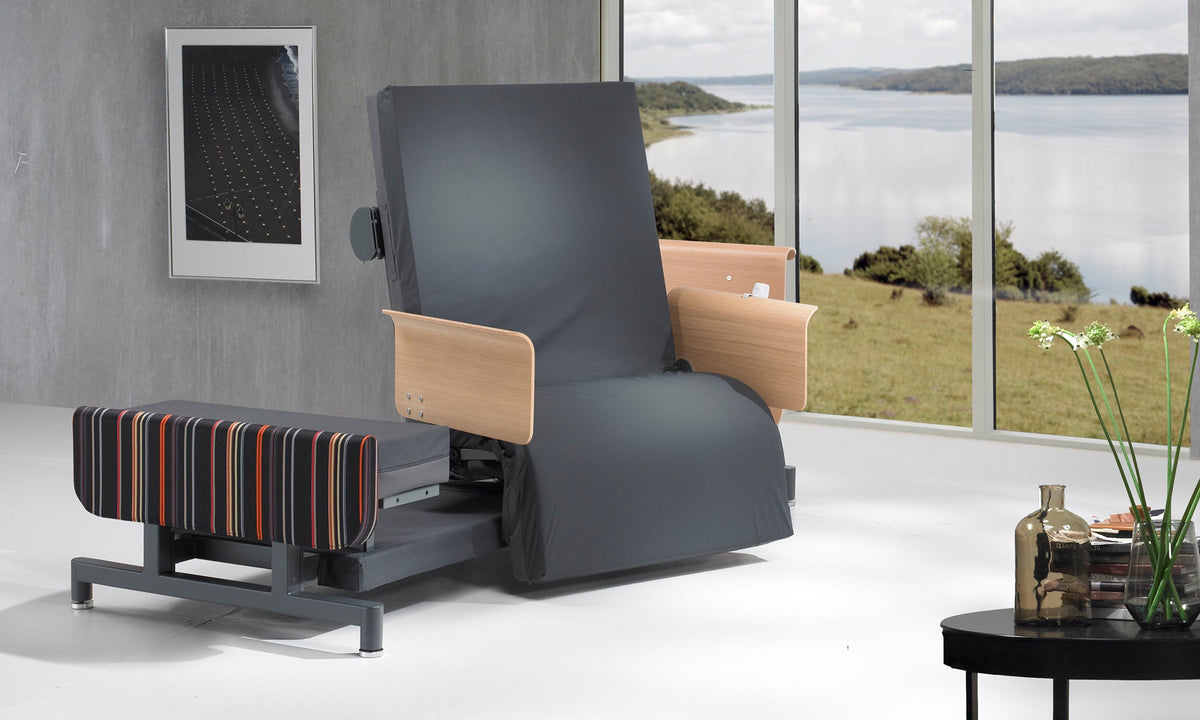RotoBed Home Electric Rotating Chair Bed - Motorized Stand-Assist Swivel Care Bed - Detail View 46