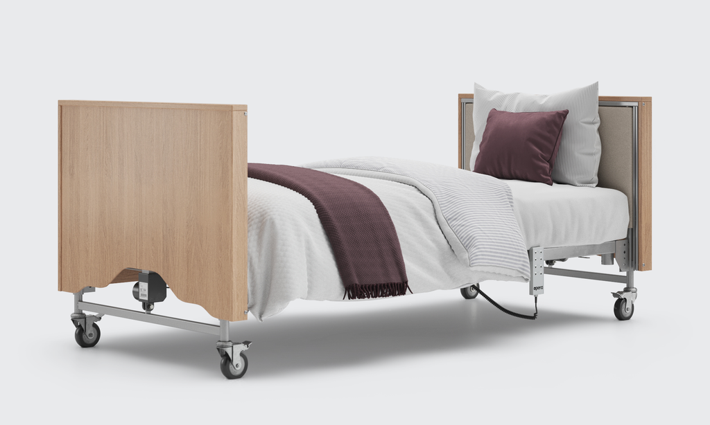 Opera Beds Classic Electric Profiling Care Bed - Height Adjustable Medical Nursing Bed - Detail View 20