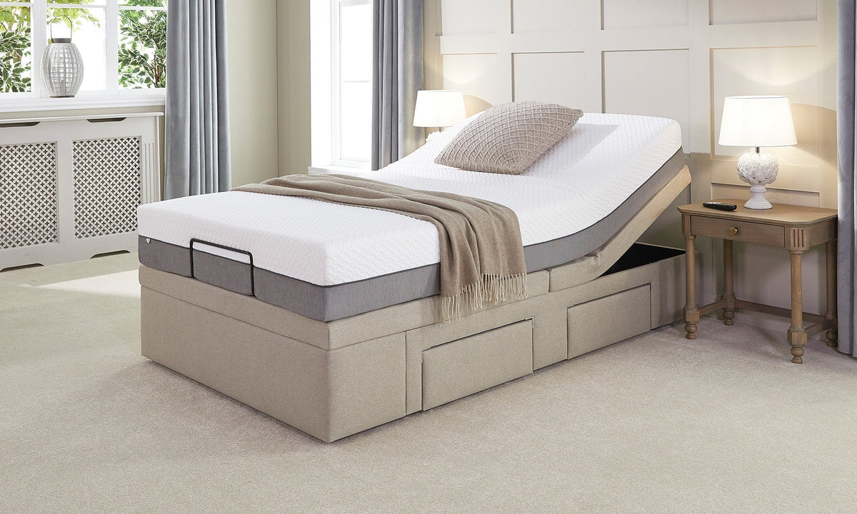 Opera Beds Motion Divan Electric Adjustable Bed Base - Motorized Divan Profiling Base - Detail View 2
