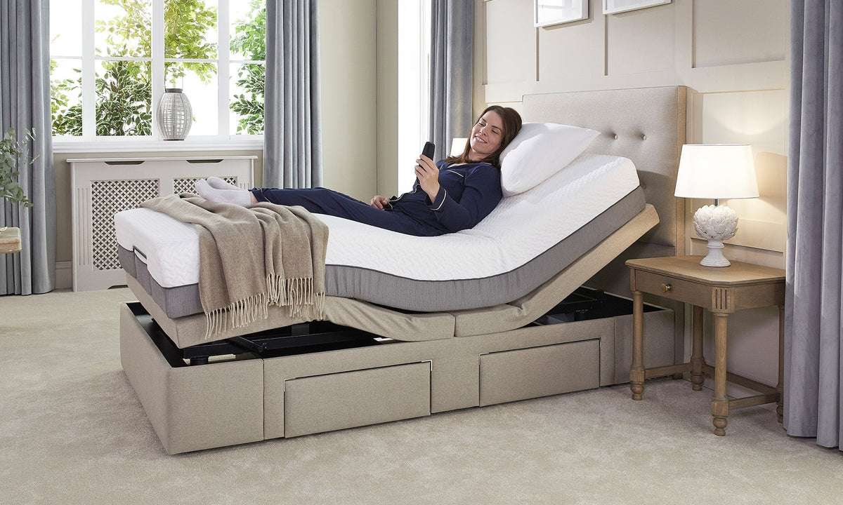 Opera Beds Emerald Motion Divan Electric Adjustable Bed - Ergonomic Divan Base - Detail View 5