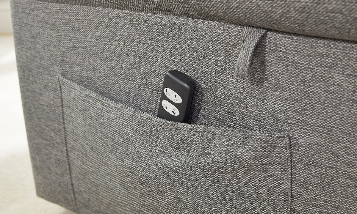 Opera Beds Parker Electric Riser Recliner Chair - Buttoned Back Motorized Lift Armchair - Detail View 8