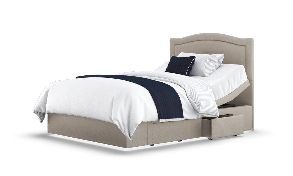 Opera Beds Pearl Motion Divan Electric Adjustable Bed - Luxury Profiling Sleep System - Detail View 90