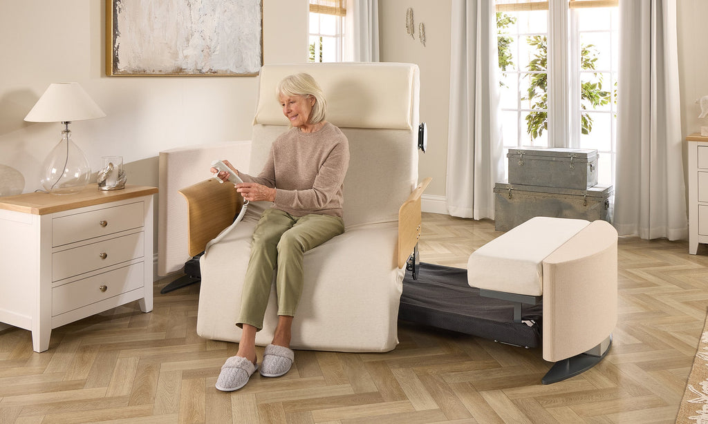 RotoBed Change Electric Rotating Chair Bed - Automated Swivel Stand-Up Assist Bed - Detail View 3