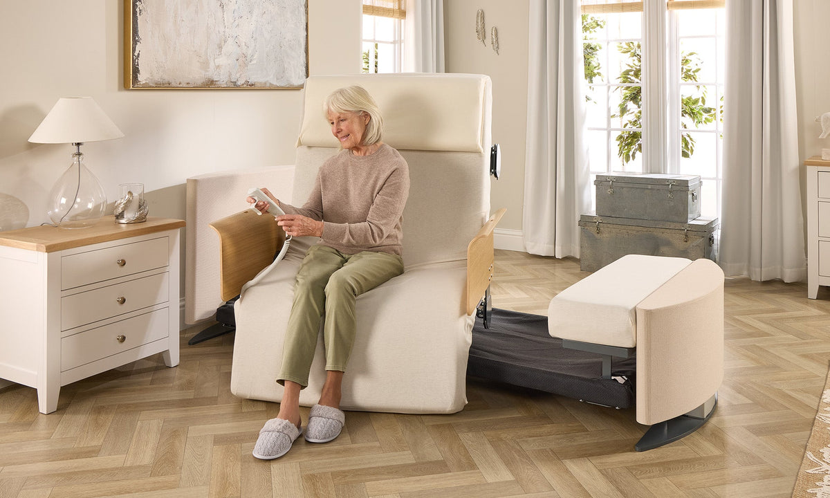 RotoBed Change Electric Rotating Chair Bed - Automated Swivel Stand-Up Assist Bed - Detail View 3