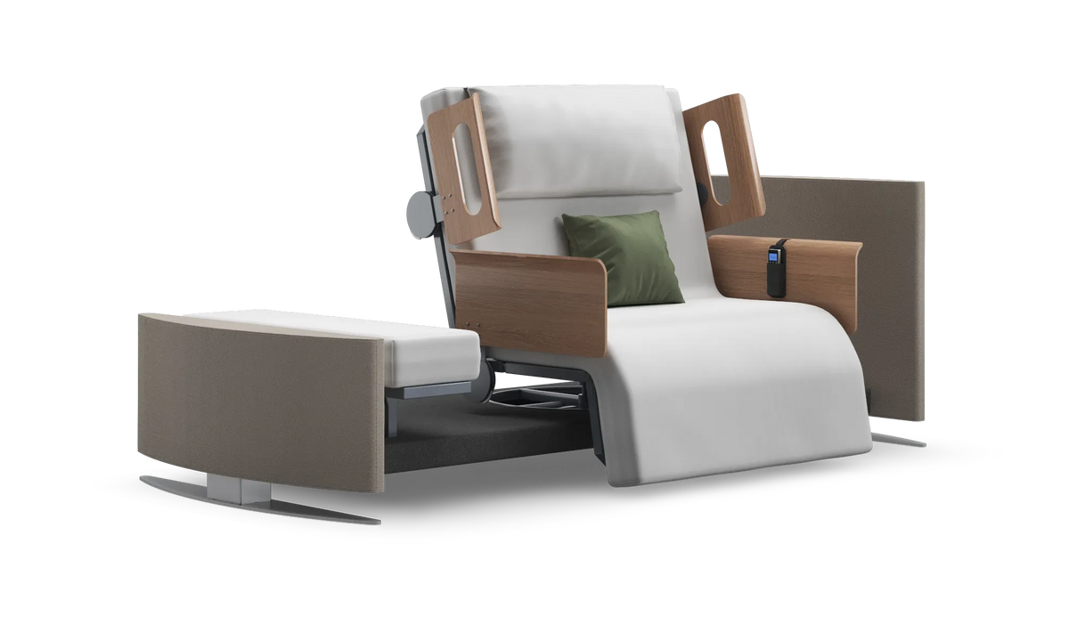 RotoBed Change Electric Rotating Chair Bed - Automated Swivel Stand-Up Assist Bed - Detail View 124