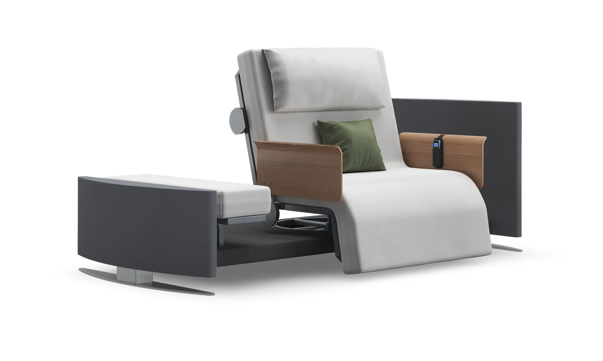 RotoBed Change Electric Rotating Chair Bed - Automated Swivel Stand-Up Assist Bed - Detail View 2
