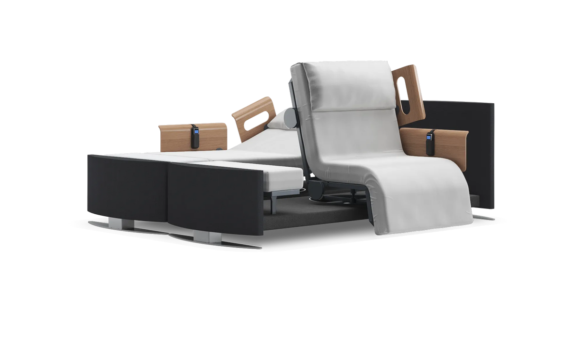 RotoBed Change Dual Electric Rotating Chair Bed - Independent Swivel & Assist Care Bed - Detail View 60